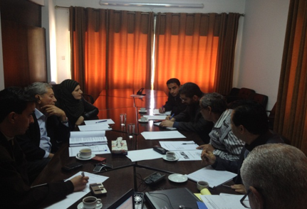 Project meeting for the survey of private and public brackish desalination plants in Gaza